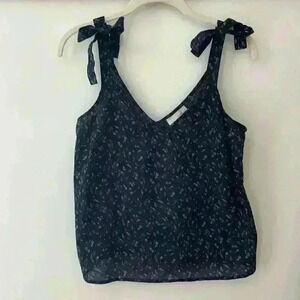 Universal Thread Women’s Floral Print Cotton Top Size S